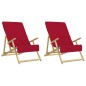 vidaXL Strandtücher 2 Stk. Burgunder 60x135 cm Stoff 400 GSM vidaXL Strandtücher 2 Stk. Burgunder 60x135 cm Stoff 400 GSM