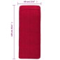 vidaXL Strandtücher 2 Stk. Burgunder 60x135 cm Stoff 400 GSM vidaXL Strandtücher 2 Stk. Burgunder 60x135 cm Stoff 400 GSM