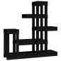 vidaXL Pflanzenständer Schwarz 92x25x97 cm Massivholz Kiefer vidaXL Pflanzenständer Schwarz 92x25x97 cm Massivholz Kiefer