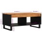 vidaXL Couchtisch 90x50x40 cm Massivholz Akazie vidaXL Couchtisch 90x50x40 cm Massivholz Akazie