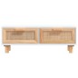 vidaXL Couchtisch Weiß 80x40x30 cm Holzwerkstoff & Massivholz Kiefer vidaXL Couchtisch Weiß 80x40x30 cm Holzwerkstoff & Massivholz Kiefer
