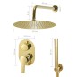vidaXL Duschsystem Edelstahl 201 Golden vidaXL Duschsystem Edelstahl 201 Golden