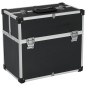 vidaXL Werkzeugkoffer 38x22,5x34 cm Schwarz Aluminum vidaXL Werkzeugkoffer 38x22,5x34 cm Schwarz Aluminum