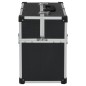 vidaXL Werkzeugkoffer 38x22,5x34 cm Schwarz Aluminum vidaXL Werkzeugkoffer 38x22,5x34 cm Schwarz Aluminum