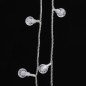 vidaXL Lichterkette Kugeln 20 m 200 LED Kaltweiß 8 Funktionen vidaXL Lichterkette Kugeln 20 m 200 LED Kaltweiß 8 Funktionen