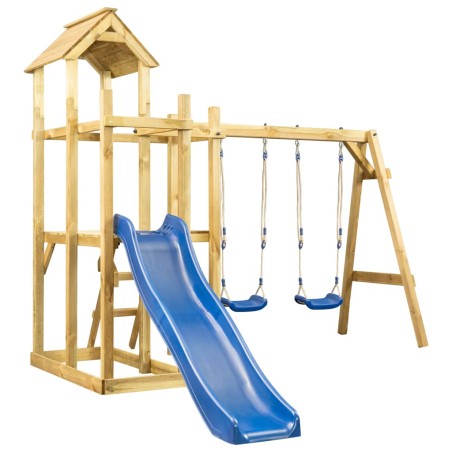 Spielturm 285x305x226,5 cm Imprägniertes Kiefernholz