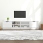 vidaXL TV-Schränke 2 Stk. Hochglanz Weiß 80x35x36,5cm Holzwerkstoff vidaXL TV-Schränke 2 Stk. Hochglanz Weiß 80x35x36,5cm Holzwerkstoff