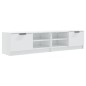vidaXL TV-Schränke 2 Stk. Hochglanz Weiß 80x35x36,5cm Holzwerkstoff vidaXL TV-Schränke 2 Stk. Hochglanz Weiß 80x35x36,5cm Holzwerkstoff