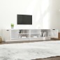 vidaXL TV-Schränke 2 Stk. Hochglanz Weiß 80x35x36,5cm Holzwerkstoff vidaXL TV-Schränke 2 Stk. Hochglanz Weiß 80x35x36,5cm Holzwerkstoff