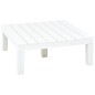 vidaXL Gartentisch Weiß 78 x 78 x 31 cm Kunststoff vidaXL Gartentisch Weiß 78 x 78 x 31 cm Kunststoff