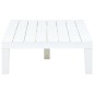 vidaXL Gartentisch Weiß 78 x 78 x 31 cm Kunststoff vidaXL Gartentisch Weiß 78 x 78 x 31 cm Kunststoff