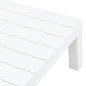 vidaXL Gartentisch Weiß 78 x 78 x 31 cm Kunststoff vidaXL Gartentisch Weiß 78 x 78 x 31 cm Kunststoff