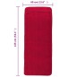 vidaXL Strandtücher 4 Stk. Burgunderrot 60x135 cm Stoff 400 GSM vidaXL Strandtücher 4 Stk. Burgunderrot 60x135 cm Stoff 400 GSM