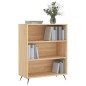 vidaXL Bücherregal Sonoma-Eiche 69,5x32,5x90 cm Holzwerkstoff vidaXL Bücherregal Sonoma-Eiche 69,5x32,5x90 cm Holzwerkstoff
