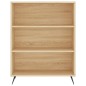 vidaXL Bücherregal Sonoma-Eiche 69,5x32,5x90 cm Holzwerkstoff vidaXL Bücherregal Sonoma-Eiche 69,5x32,5x90 cm Holzwerkstoff