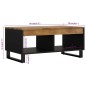 vidaXL Couchtisch 90x50x40 cm Massivholz Mango vidaXL Couchtisch 90x50x40 cm Massivholz Mango