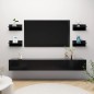 vidaXL Wandregale 4 Stk. Schwarz 40x11,5x18 cm Holzwerkstoff vidaXL Wandregale 4 Stk. Schwarz 40x11,5x18 cm Holzwerkstoff