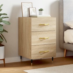 vidaXL Nachttisch Sonoma-Eiche 40x40x66 cm Holzwerkstoff
