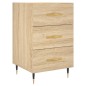 vidaXL Nachttisch Sonoma-Eiche 40x40x66 cm Holzwerkstoff vidaXL Nachttisch Sonoma-Eiche 40x40x66 cm Holzwerkstoff