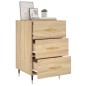 vidaXL Nachttisch Sonoma-Eiche 40x40x66 cm Holzwerkstoff vidaXL Nachttisch Sonoma-Eiche 40x40x66 cm Holzwerkstoff