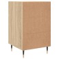 vidaXL Nachttisch Sonoma-Eiche 40x40x66 cm Holzwerkstoff vidaXL Nachttisch Sonoma-Eiche 40x40x66 cm Holzwerkstoff