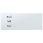 vidaXL Magnettafel Wandmontage Weiß 50x20 cm Hartglas vidaXL Magnettafel Wandmontage Weiß 50x20 cm Hartglas