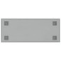 vidaXL Magnettafel Wandmontage Weiß 50x20 cm Hartglas vidaXL Magnettafel Wandmontage Weiß 50x20 cm Hartglas