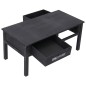 vidaXL Couchtisch Schwarz 100×50×45 cm Holz vidaXL Couchtisch Schwarz 100×50×45 cm Holz