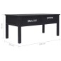 vidaXL Couchtisch Schwarz 100×50×45 cm Holz vidaXL Couchtisch Schwarz 100×50×45 cm Holz