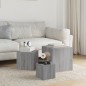 vidaXL Beistelltische 3 Stk. Grau Sonoma Holzwerkstoff vidaXL Beistelltische 3 Stk. Grau Sonoma Holzwerkstoff
