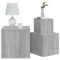vidaXL Beistelltische 3 Stk. Grau Sonoma Holzwerkstoff vidaXL Beistelltische 3 Stk. Grau Sonoma Holzwerkstoff