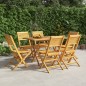vidaXL Gartenstühle 6 Stk. Klappbar 47x62x90 cm Massivholz Teak vidaXL Gartenstühle 6 Stk. Klappbar 47x62x90 cm Massivholz Teak