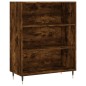 Highboard Räuchereiche 69,5x34x180 cm Holzwerkstoff Highboard Räuchereiche 69,5x34x180 cm Holzwerkstoff