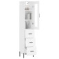 vidaXL Highboard Weiß 34,5x34x180 cm Holzwerkstoff vidaXL Highboard Weiß 34,5x34x180 cm Holzwerkstoff
