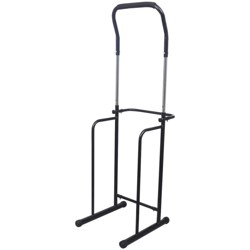 Verstellbare Klimmzug-Dip-Station Klimmzugstange 175-224 cm schwarz Verstellbare Klimmzug-Dip-Station Klimmzugstange 175-224 cm schwarz