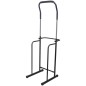 Verstellbare Klimmzug-Dip-Station Klimmzugstange 175-224 cm schwarz Verstellbare Klimmzug-Dip-Station Klimmzugstange 175-224 cm schwarz