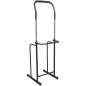 Verstellbare Klimmzug-Dip-Station Klimmzugstange 175-224 cm schwarz Verstellbare Klimmzug-Dip-Station Klimmzugstange 175-224 cm schwarz