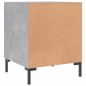 vidaXL Nachttisch Betongrau 40x40x50 cm Holzwerkstoff vidaXL Nachttisch Betongrau 40x40x50 cm Holzwerkstoff