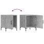 vidaXL Nachttisch Betongrau 40x40x50 cm Holzwerkstoff vidaXL Nachttisch Betongrau 40x40x50 cm Holzwerkstoff