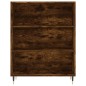 Highboard Räuchereiche 69,5x34x180 cm Holzwerkstoff Highboard Räuchereiche 69,5x34x180 cm Holzwerkstoff
