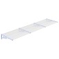vidaXL Türvordach Grau und Transparent 358,5x90 cm Polycarbonat vidaXL Türvordach Grau und Transparent 358,5x90 cm Polycarbonat