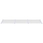 vidaXL Türvordach Grau und Transparent 358,5x90 cm Polycarbonat vidaXL Türvordach Grau und Transparent 358,5x90 cm Polycarbonat