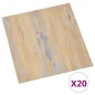 vidaXL PVC-Fliesen Selbstklebend 20 Stk. 1,86 m² Braun vidaXL PVC-Fliesen Selbstklebend 20 Stk. 1,86 m² Braun