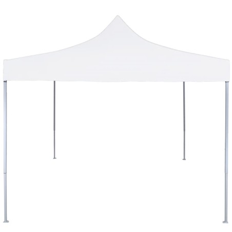 vidaXL Profi-Partyzelt Faltbar 2×2 m Stahl Weiß