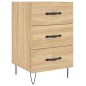 vidaXL Nachttisch Sonoma-Eiche 40x40x66 cm Holzwerkstoff vidaXL Nachttisch Sonoma-Eiche 40x40x66 cm Holzwerkstoff