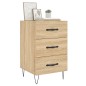 vidaXL Nachttisch Sonoma-Eiche 40x40x66 cm Holzwerkstoff vidaXL Nachttisch Sonoma-Eiche 40x40x66 cm Holzwerkstoff