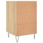 vidaXL Nachttisch Sonoma-Eiche 40x40x66 cm Holzwerkstoff vidaXL Nachttisch Sonoma-Eiche 40x40x66 cm Holzwerkstoff