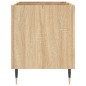 vidaXL Plattenschrank Sonoma-Eiche 74,5x38x48 cm Holzwerkstoff vidaXL Plattenschrank Sonoma-Eiche 74,5x38x48 cm Holzwerkstoff