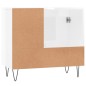 vidaXL Badschrank Hochglanz-Weiß 65x33x60 cm Holzwerkstoff vidaXL Badschrank Hochglanz-Weiß 65x33x60 cm Holzwerkstoff