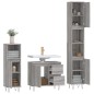 vidaXL 3-tlg. Badmöbel-Set Grau Sonoma Holzwerkstoff vidaXL 3-tlg. Badmöbel-Set Grau Sonoma Holzwerkstoff